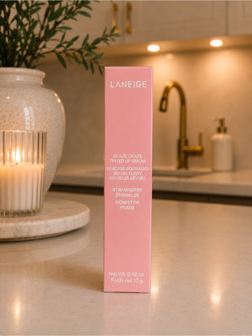 LANEIGE Glaze Craze Tinted Lip Serum — Strawberry Sprinkles 🎀 BNIB
